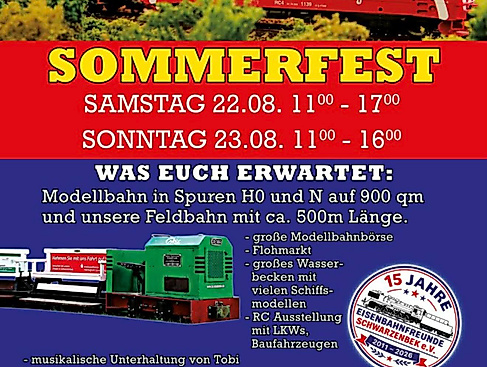 Sommerfest der Eisenbahnfreunde Schwarzenbek e.V.