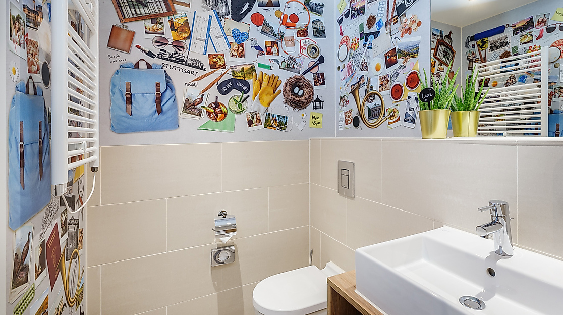 Hotel the niu Keg Hamburg: Bathroom