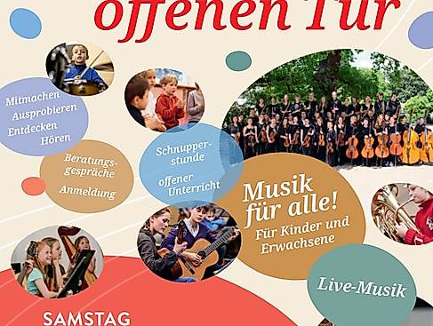 Plakat Tag der offenen Tür Musikschule Pinneberg