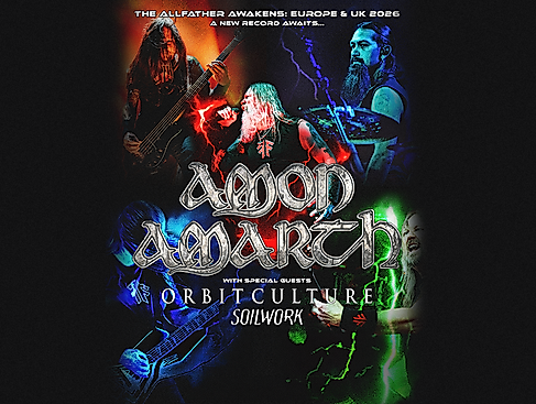 Amon Amarth - The Allfather Awakens - Europe & UK 2026