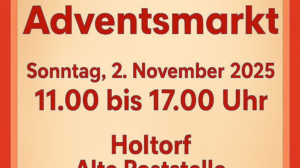 Plakat Herbstmarkt