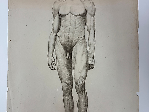stehender-maennlicher-akt-um1903-leonhard-boldt