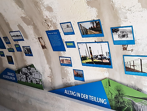 Der ehem. Grenzturm und der Bunker sind geöffnet