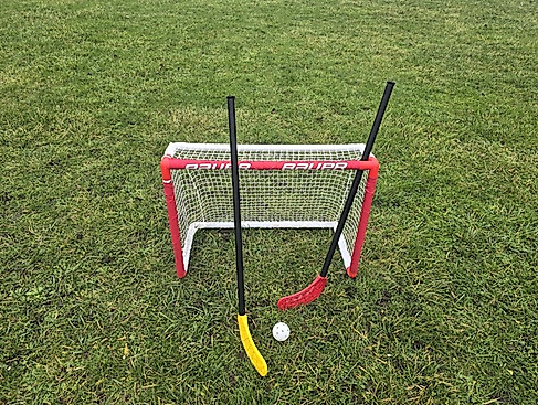 Fußballtennis und Feldhockey