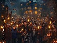 Halloween Gruselgarten in Seevetal + Fackel