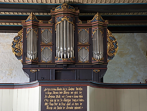 Orgel in der St. Nicolai Kirche Neuenkirchen