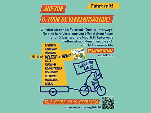 Tour de Verkehrswende & ADFC: Uelzen --> Celle