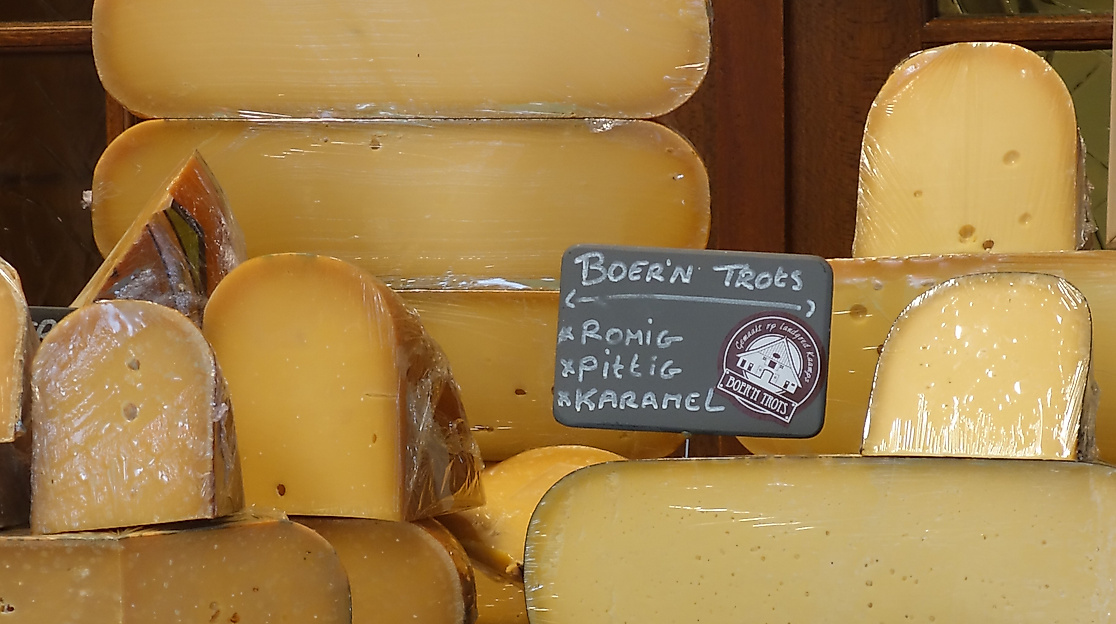 Käse in der Auslage