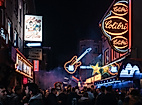 Reeperbahn in Hamburg bei Nacht