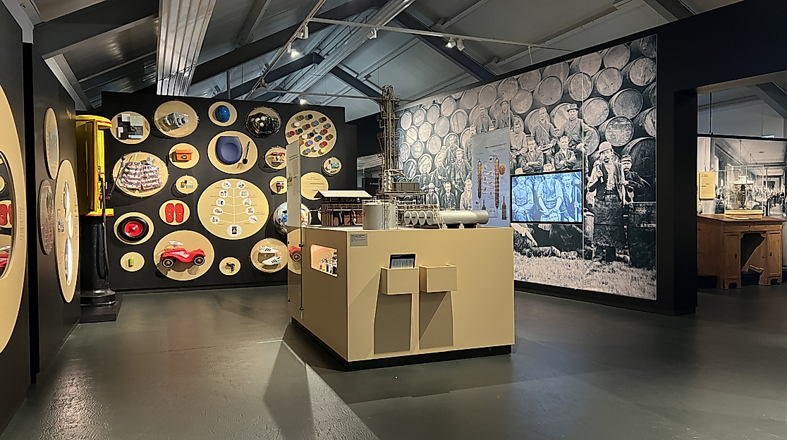 Innenausstellung im Deutschen Erdölmuseum