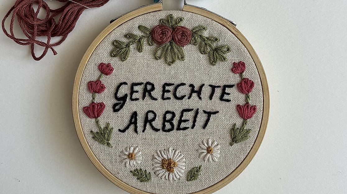 Protest-Sticken in der Zukunftswerkstatt