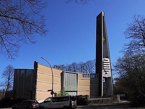 Dreifaltigkeitskirche in Hamburg.Hamm