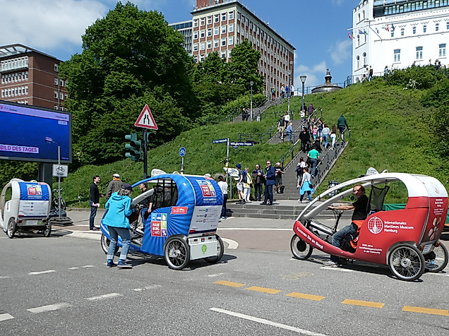 Stadtrundfahrt per E-Rikscha & Fahrrad