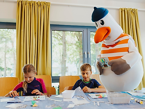 Mads Möwe Club Pelzerhaken 2025 Kinder basteln © TALB Christian Schaffrath