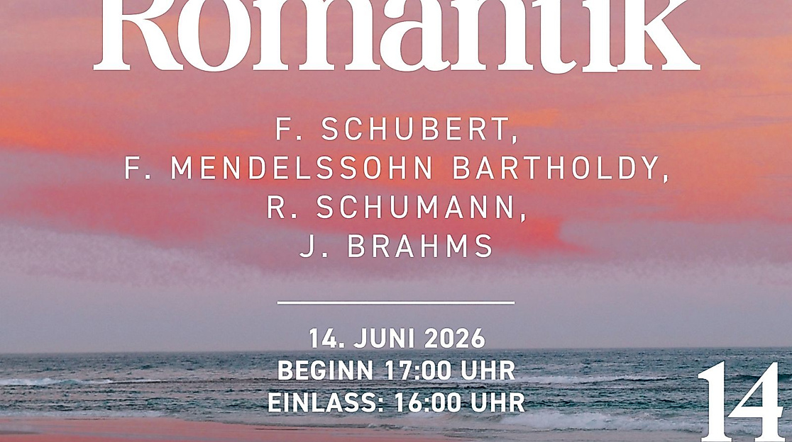 Konzertankündigung "Deutsche Romantik"