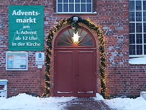 Adventsmarkt in der Kirche, Wesselburen