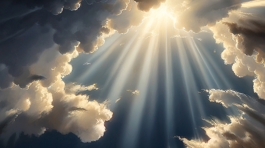 Himmlische Strahlen