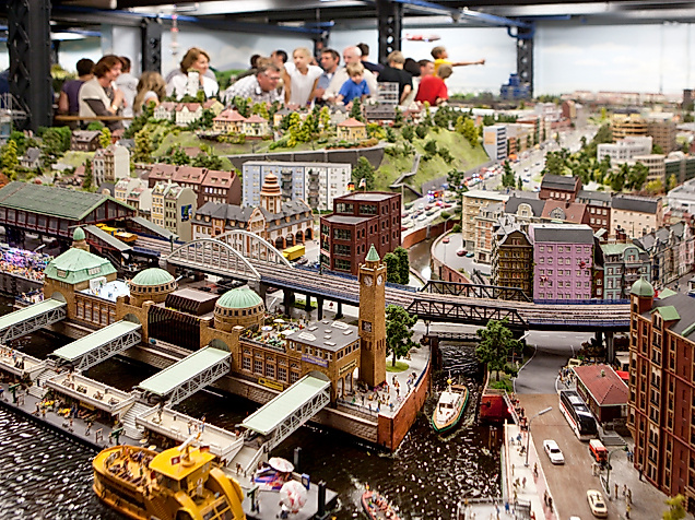 Besucher im Miniatur Wunderland