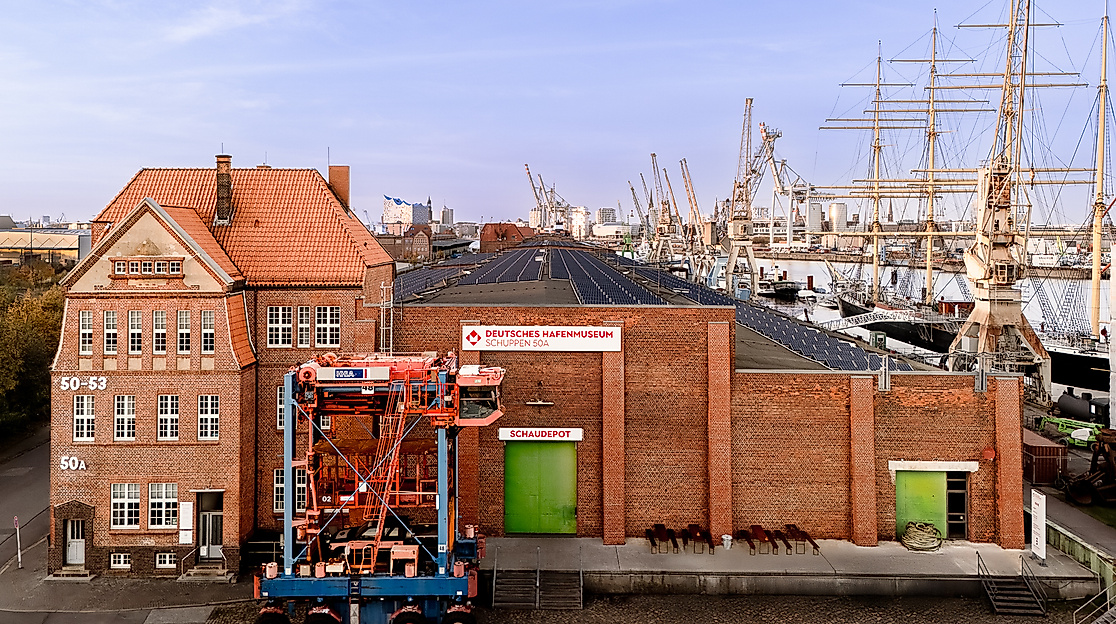 Deutsches Hafenmuseum im Aufbau