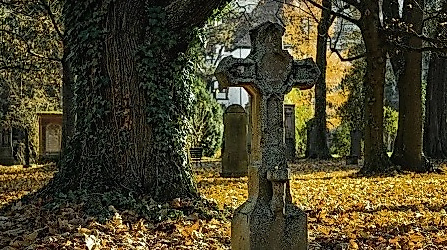 Friedhof im Herbst