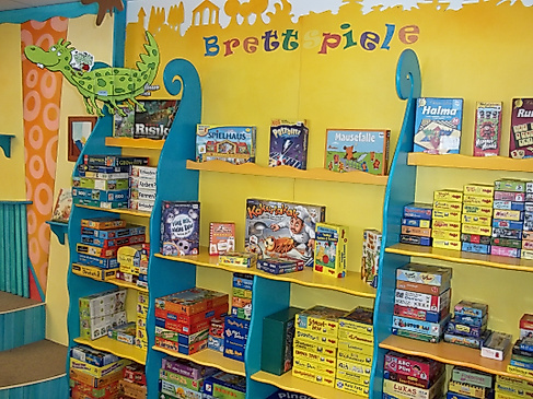 Die Spieleecke in der Bücherhalle Elbvororte