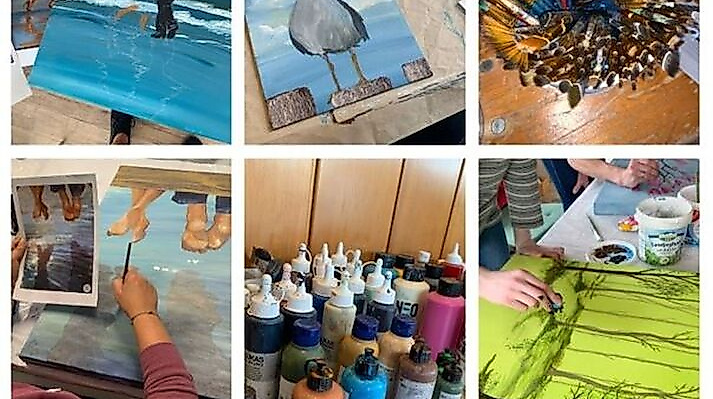 Tages Workshop Painting mit Katja