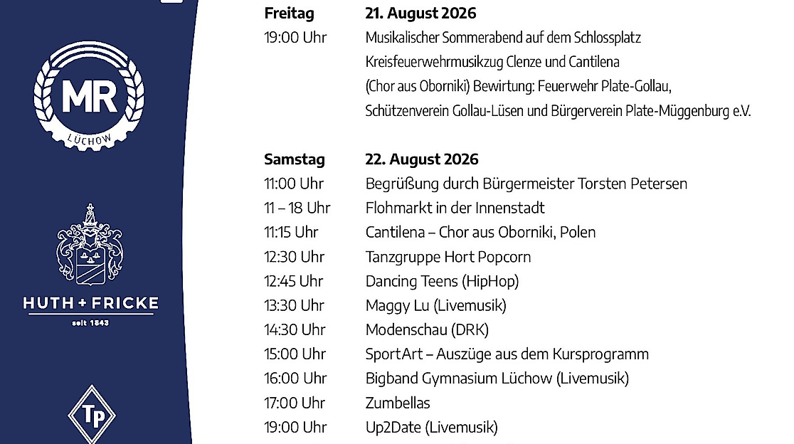 Musikalischer Sommerabend auf dem Schlossplatz