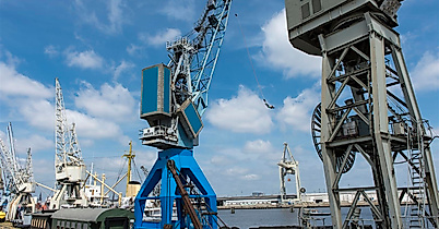 Bungee Jumping Hafenkran