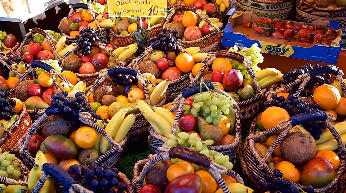 Obst auf dem Fischmarkt