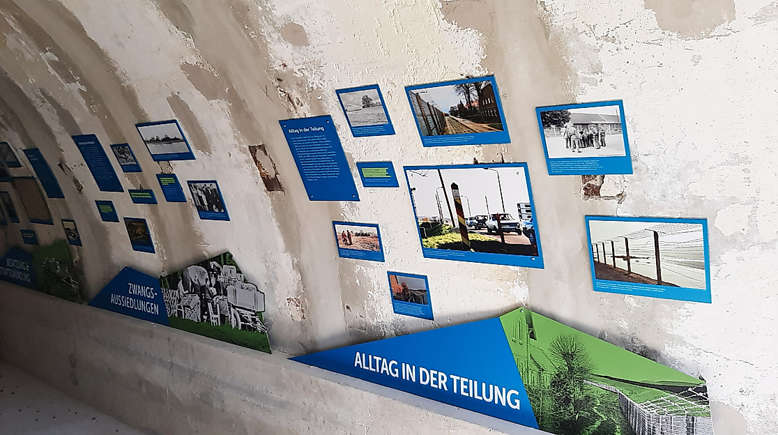 Der ehem. Grenzturm und der Bunker sind geöffnet