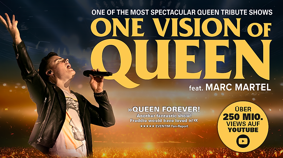 One Vision of Queen 2027 - One of the most spectacular Queen Tribute Shows