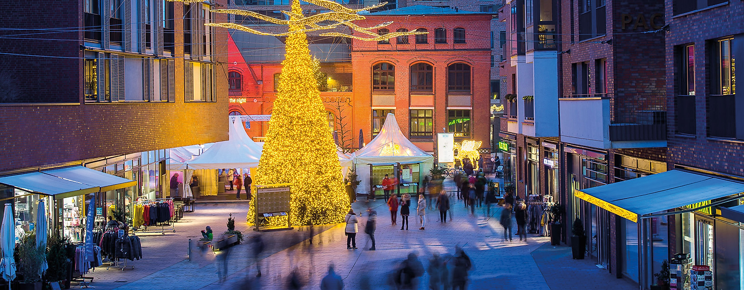 Christmas market at the HafenCity