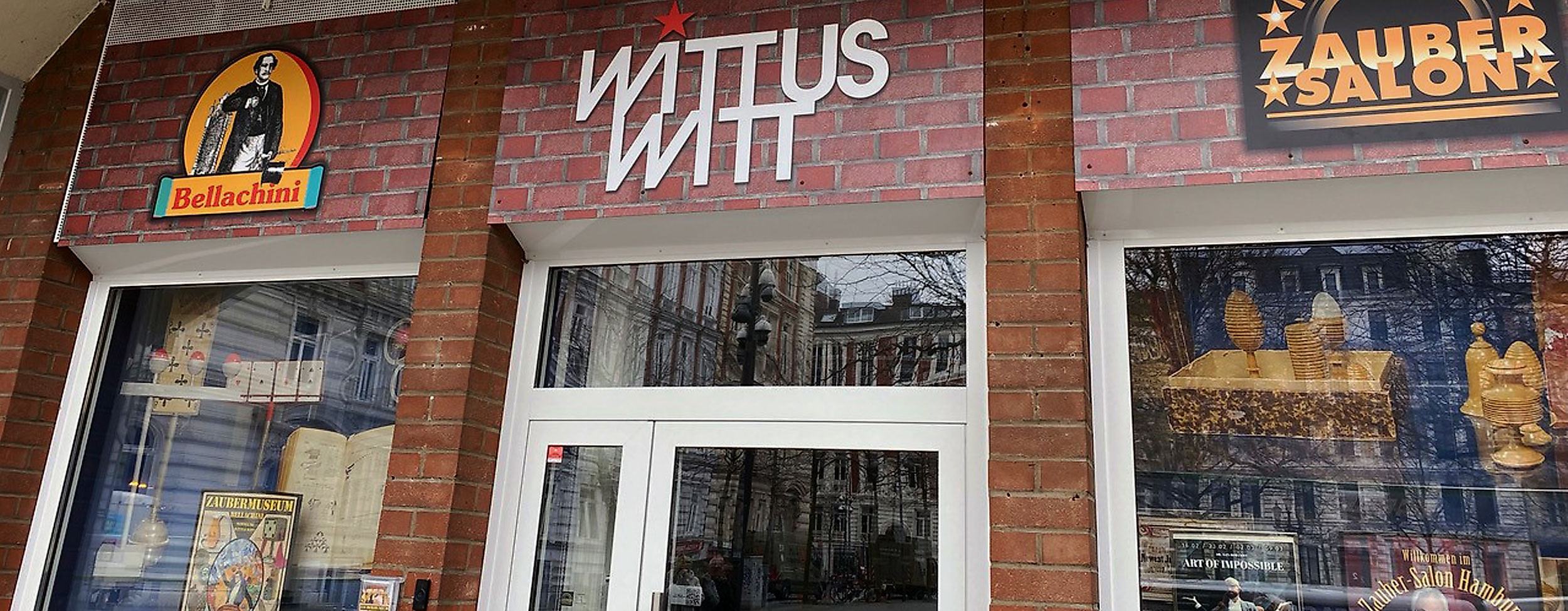 Exterior view magic museum Bellachini