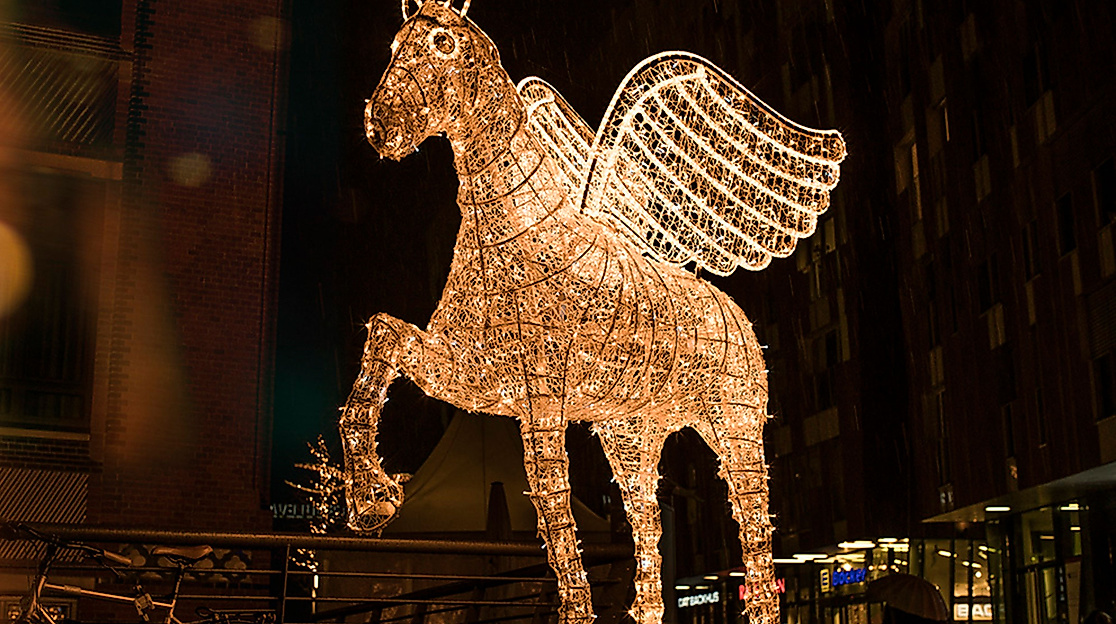 Christmas market at the HafenCity