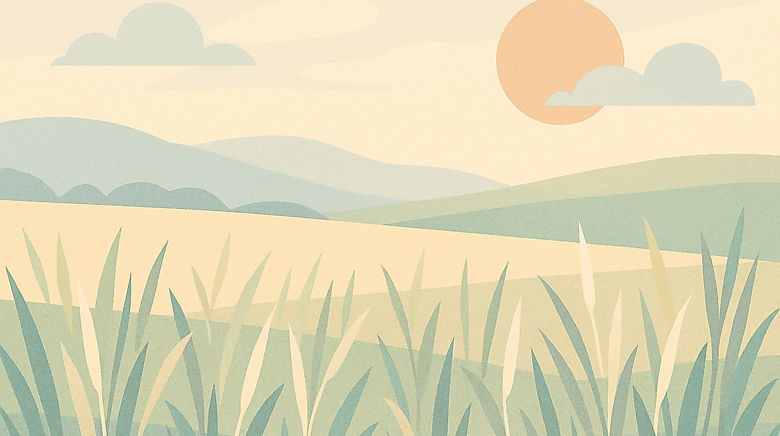 Symbolbild Wiese – Naturnahe Illustration