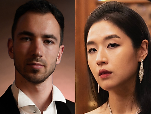 Elegantes Porträtpaar