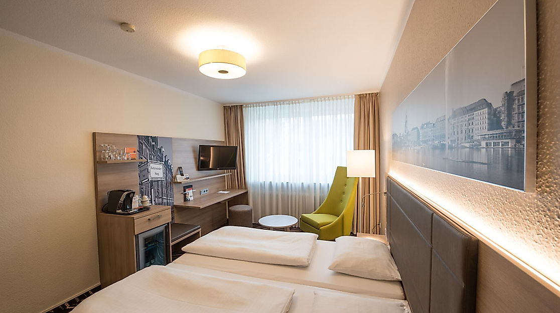 Hotel Heikotel - Stadtpark Residenz Hamburg: Doppelzimmer