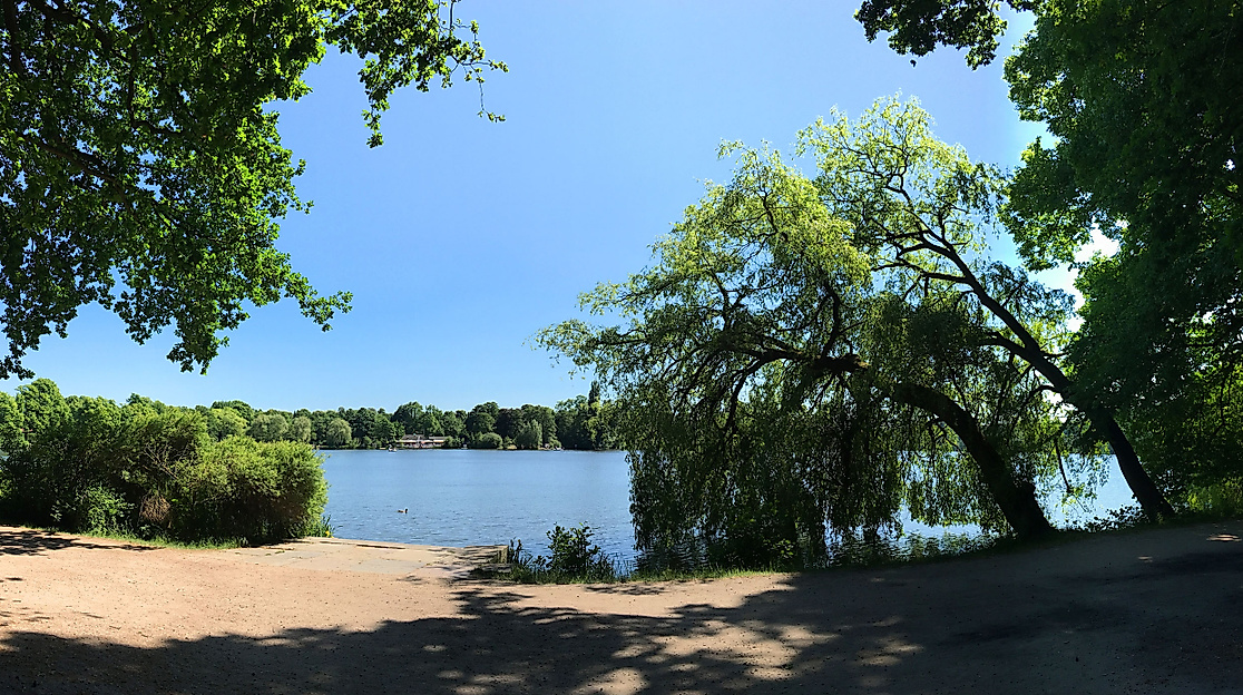 Harburger Stadtpark am Außenmühlenteich