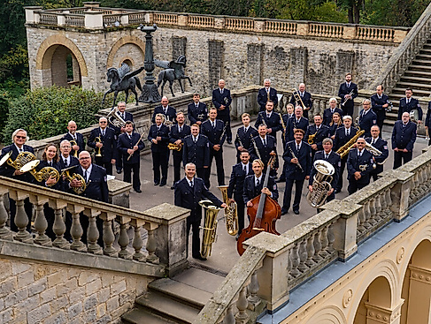 Hits der 80er - Das Landespolizeiorchester Brandenburg surft auf der "Neuen Deutschen Welle"