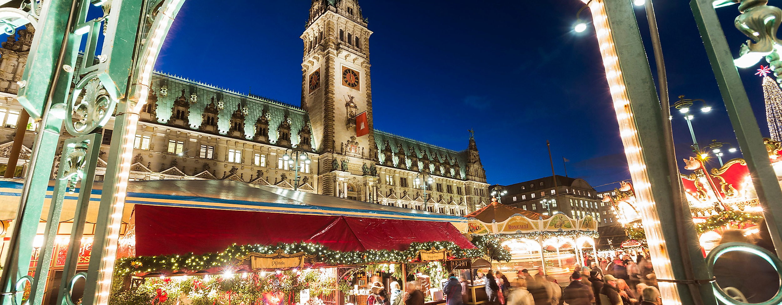 Weihnachtsmarkt Rathausmarkt Hamburg