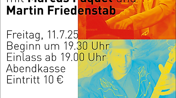 Boogiewoogie und Blues mit Marcus Paquet und Martin Friedenstab