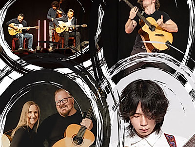 Alexandr Misko, Don Ross & Julie Malia, Jaco Liu und Giovanni Weiss