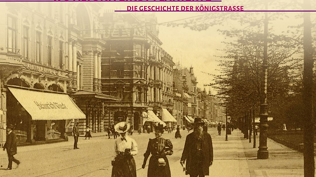 Postkarte Königstraße Anfang des 20 Jahrhunderts