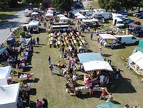 Luftbild aus dem Sommer