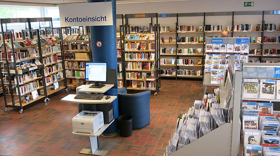 Die Bücherhalle Fuhlsbüttel