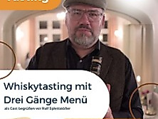 Whiskytasting mit Drei Gänge Menü