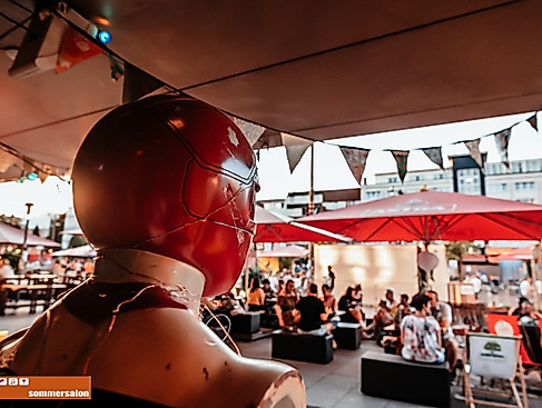 Powerranger Sommersalon Terrasse