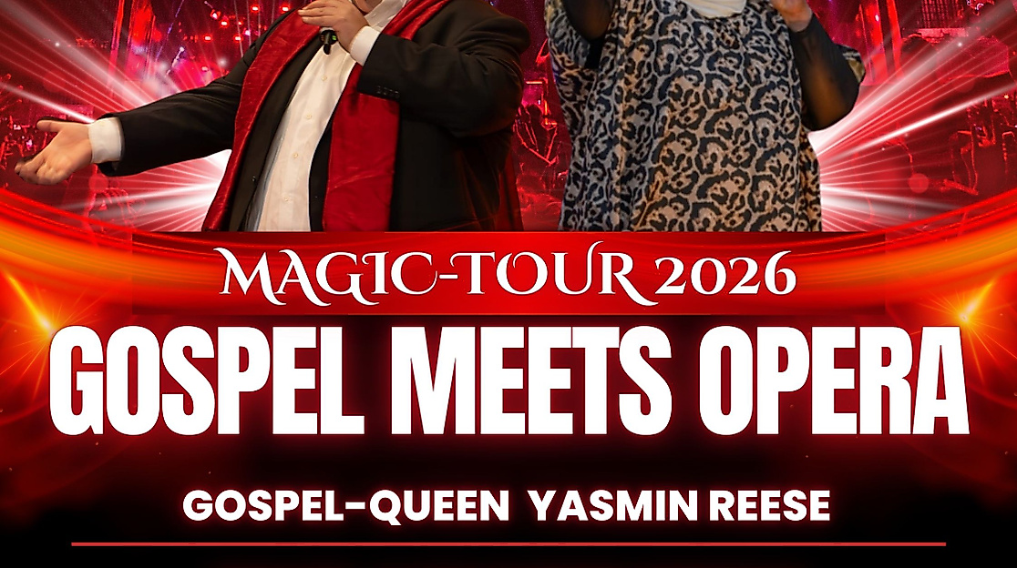 Tourplakat Gospel meets Opera theater itzehoe