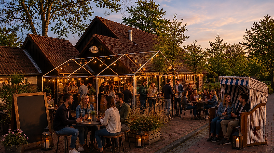 Single-Party bei Moin! Hanspeter