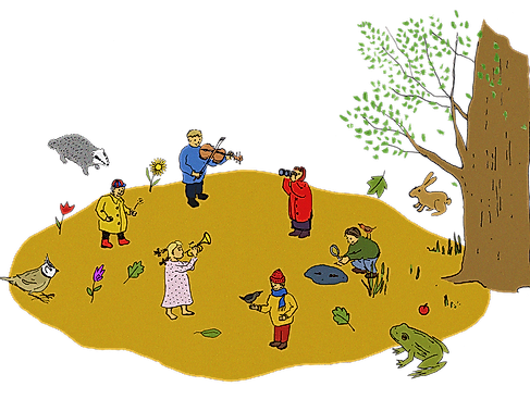 Mozart in der Wilden Natur-Konzertgrafik